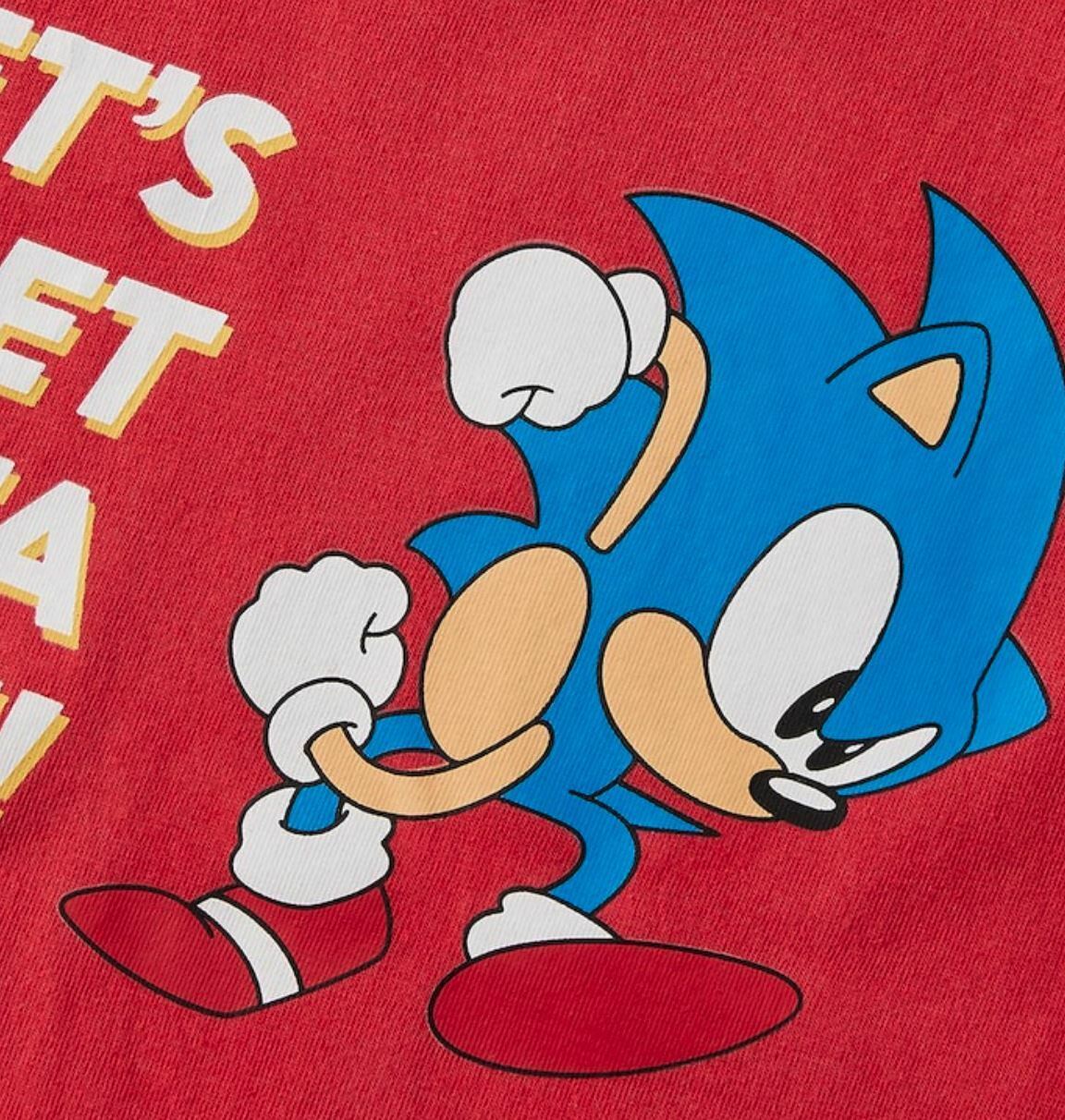 Sonic The Hedge Hog Baby T-Shirt Size 1 Years / 12 Months - Lets Get Out of Here