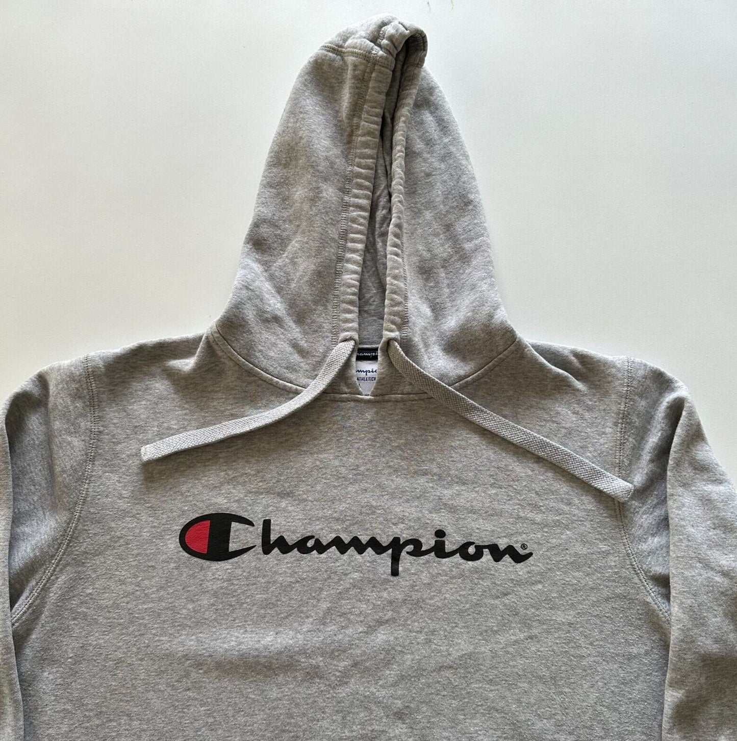 Champion Pullover Grey Mens Hoodie Size Large