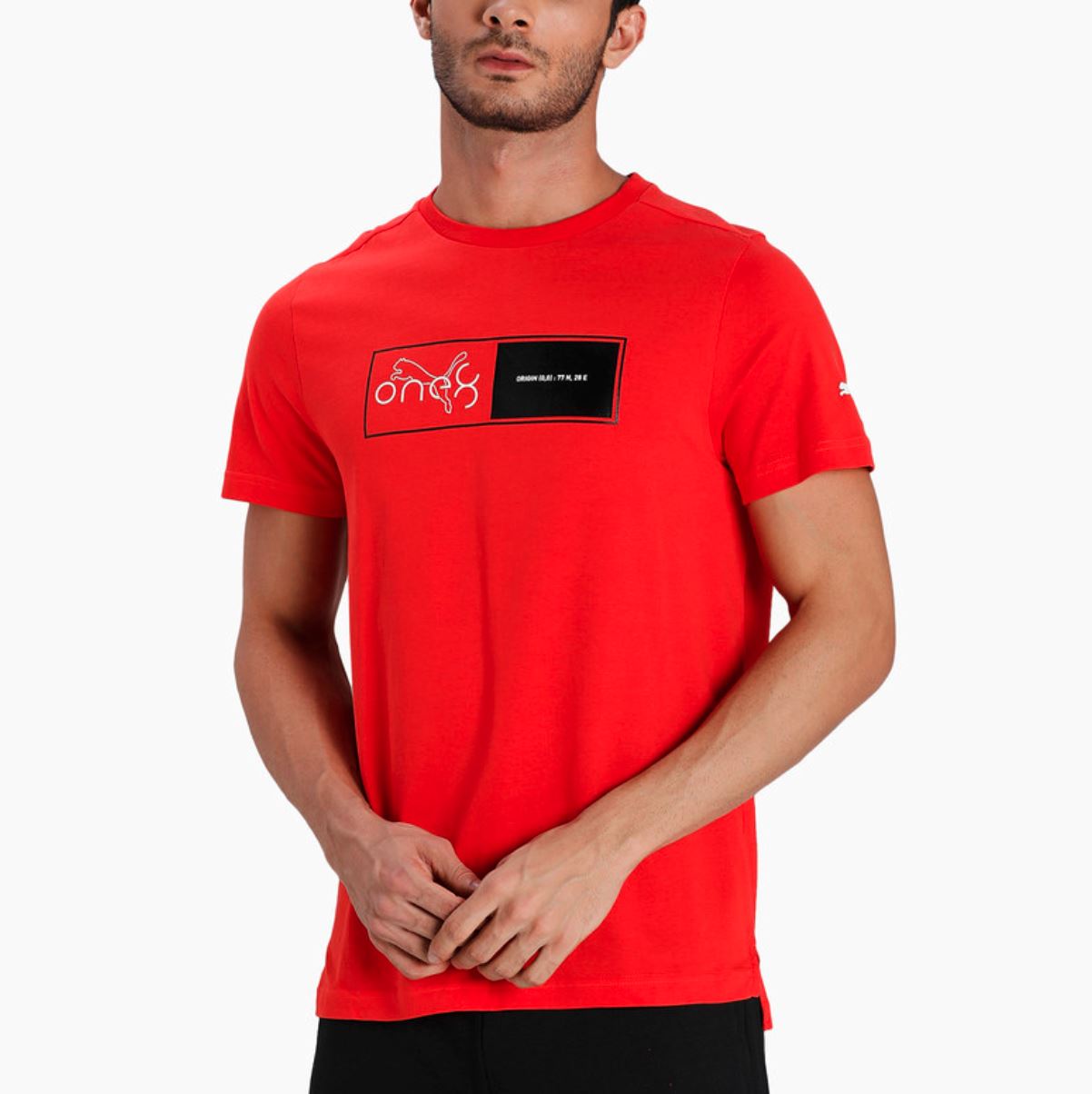 PUMA one8 Virat Kohli Cricket Men's Red T-Shirt Size Small (New)