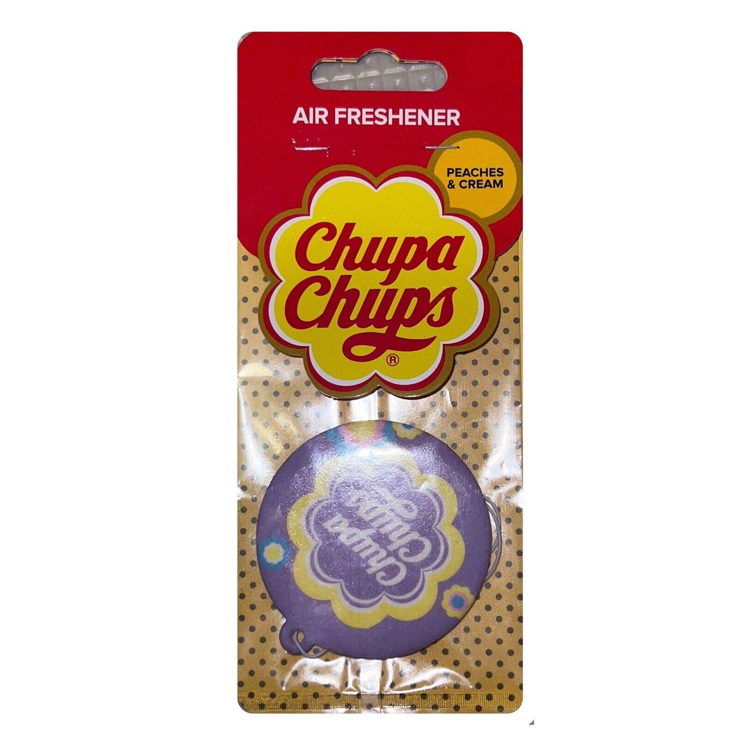 Chupa Chups Car Airfresher - Peaches & Cream