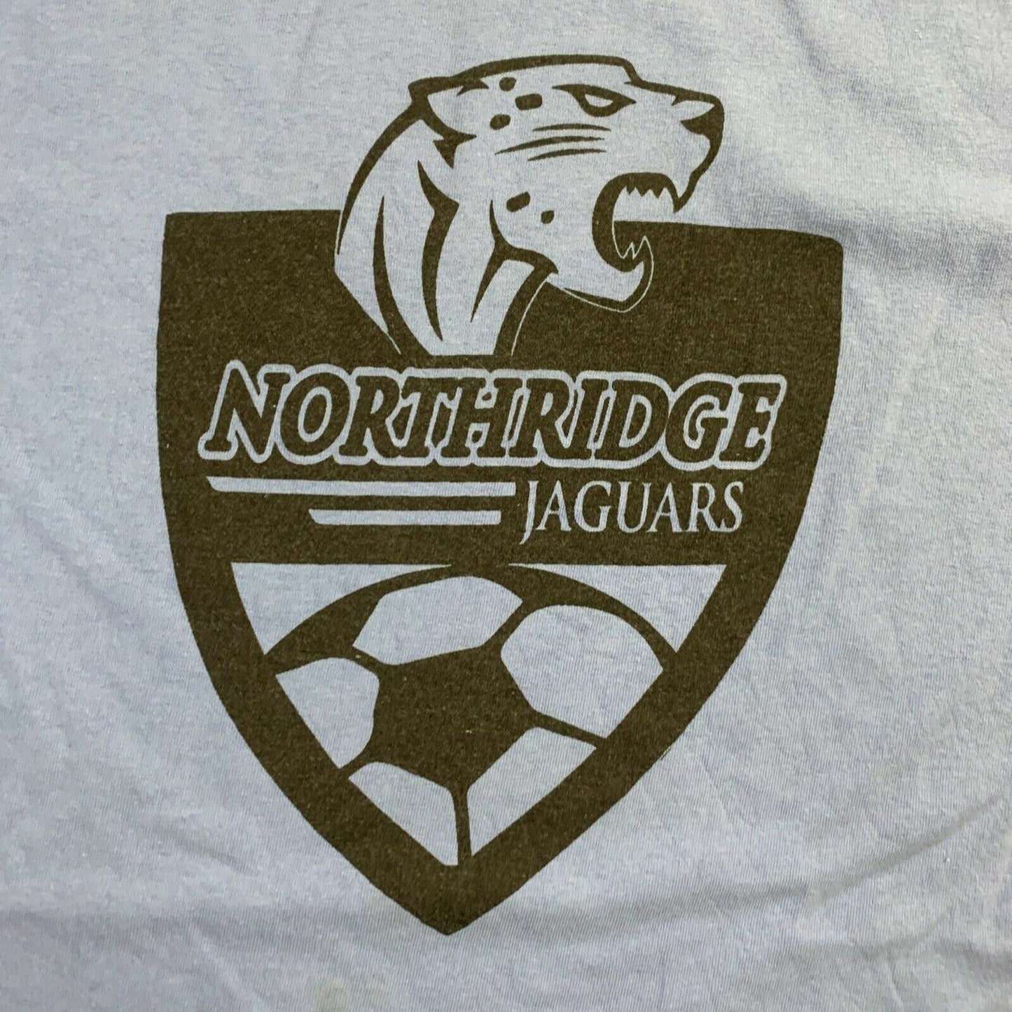Northridge Jaguars Soccer Mens Blue T-Shirt SIie M