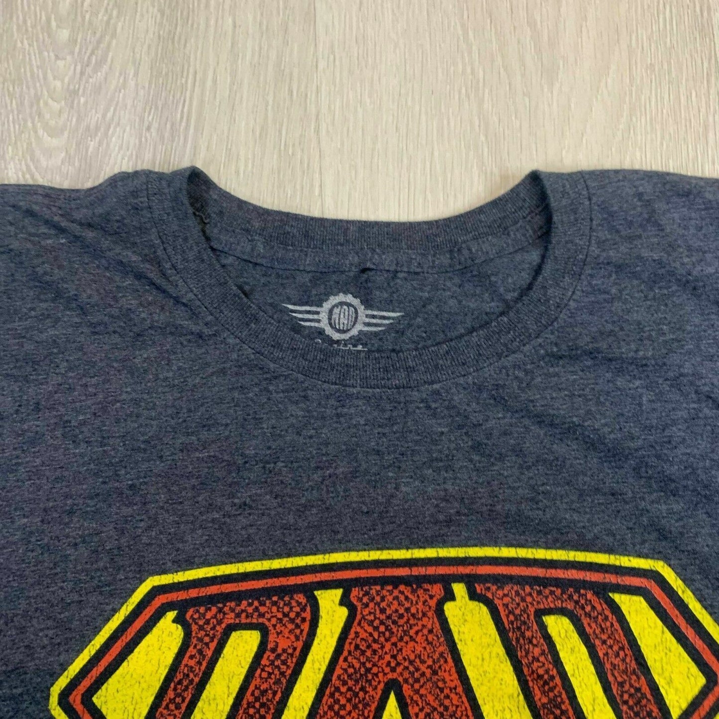 Super Dad Superman Dad Mens Grey T-Shirt Size XL