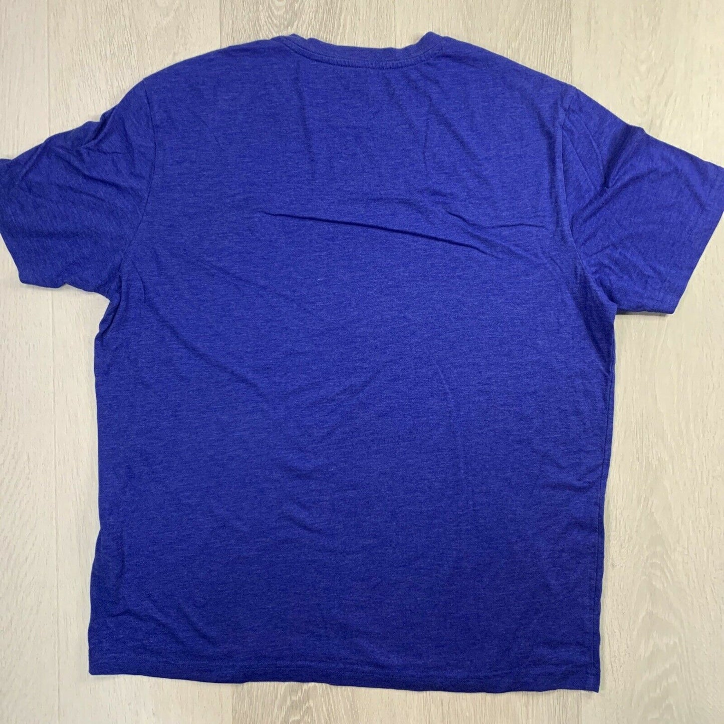 Nautica Mens Blue T-shirt Embroidered Logo Size Large
