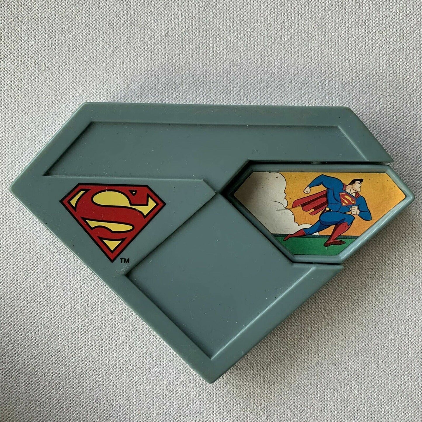 Vintage DC Comics Superman Misc Plastic Grey Toy Piece Circa 1999