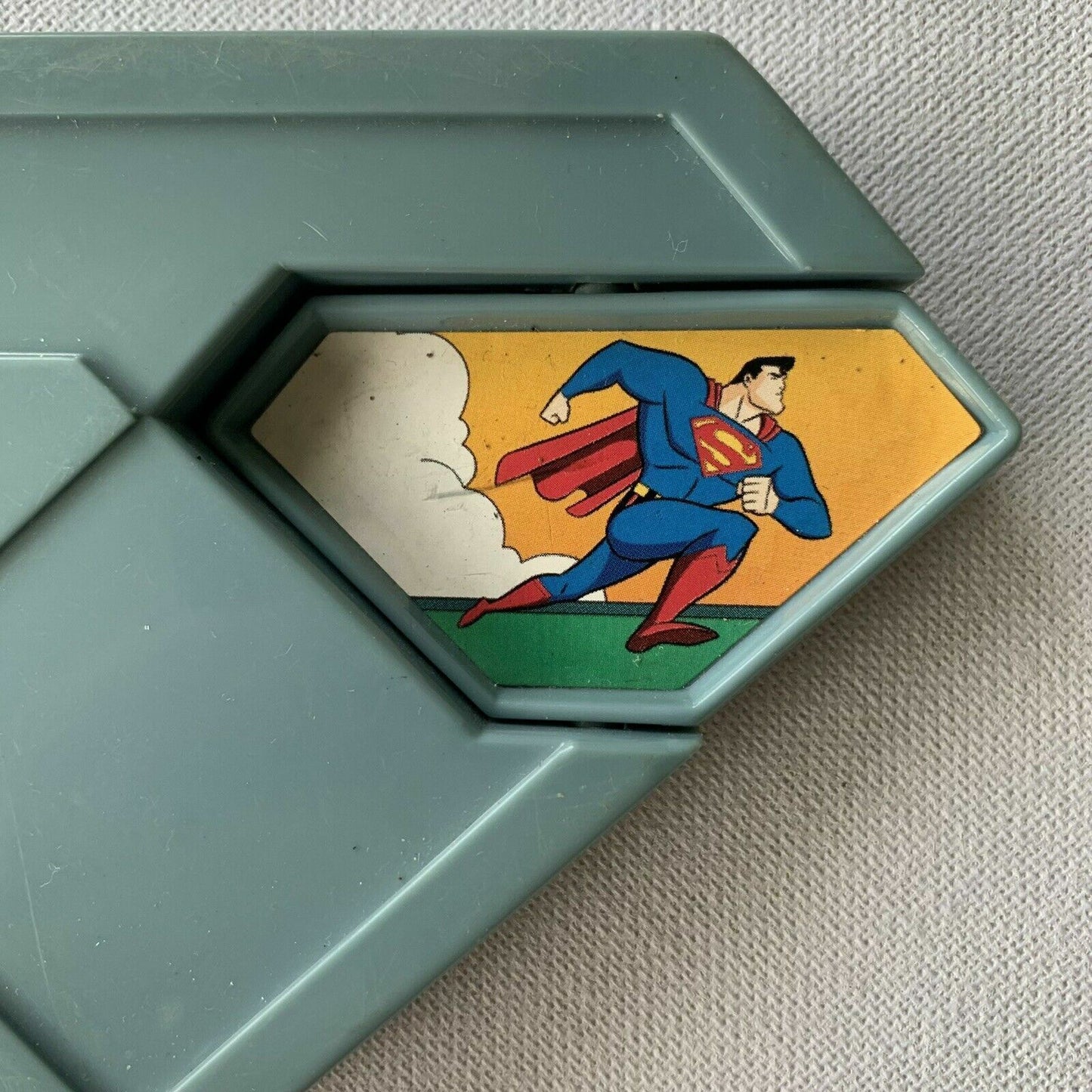 Vintage DC Comics Superman Misc Plastic Grey Toy Piece Circa 1999