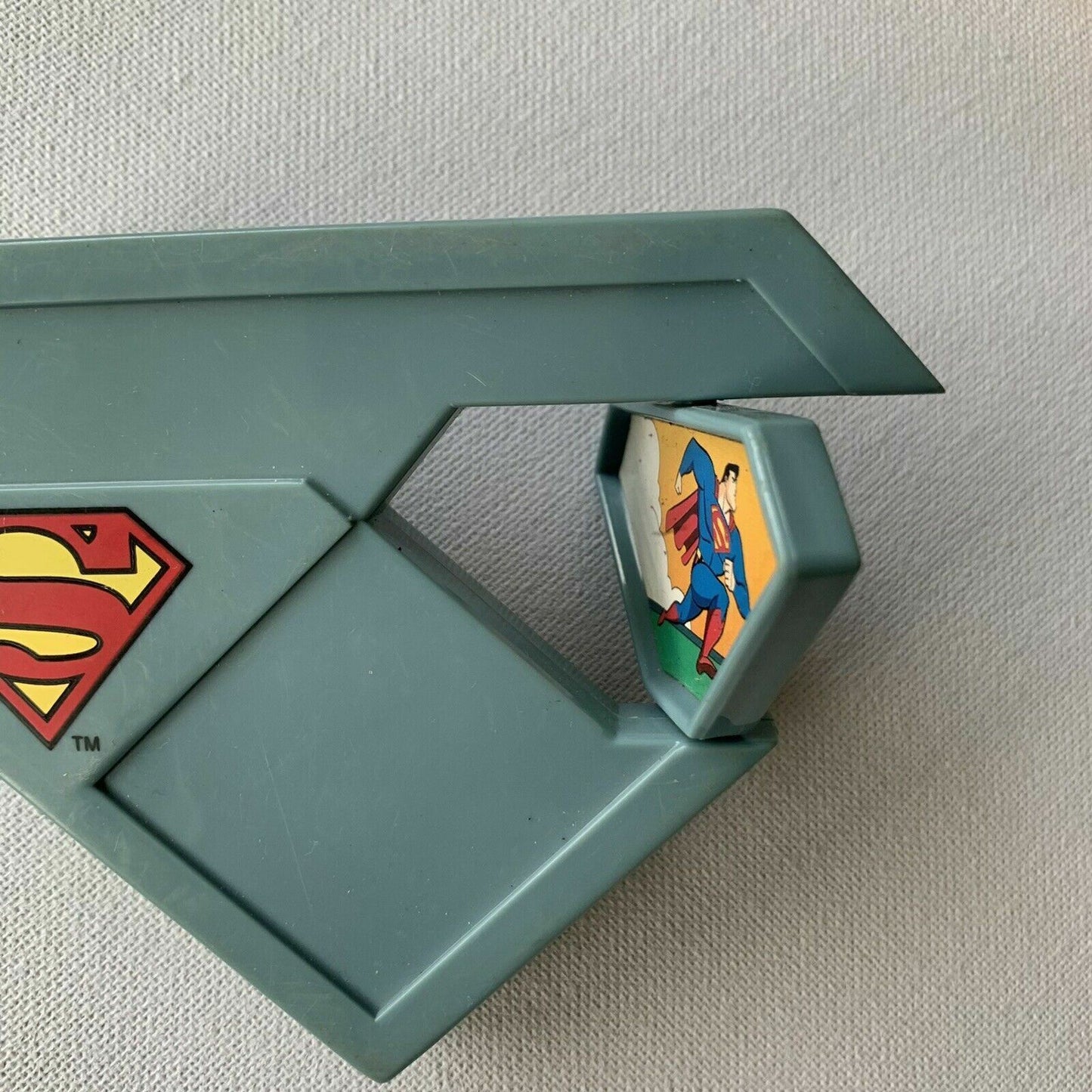 Vintage DC Comics Superman Misc Plastic Grey Toy Piece Circa 1999
