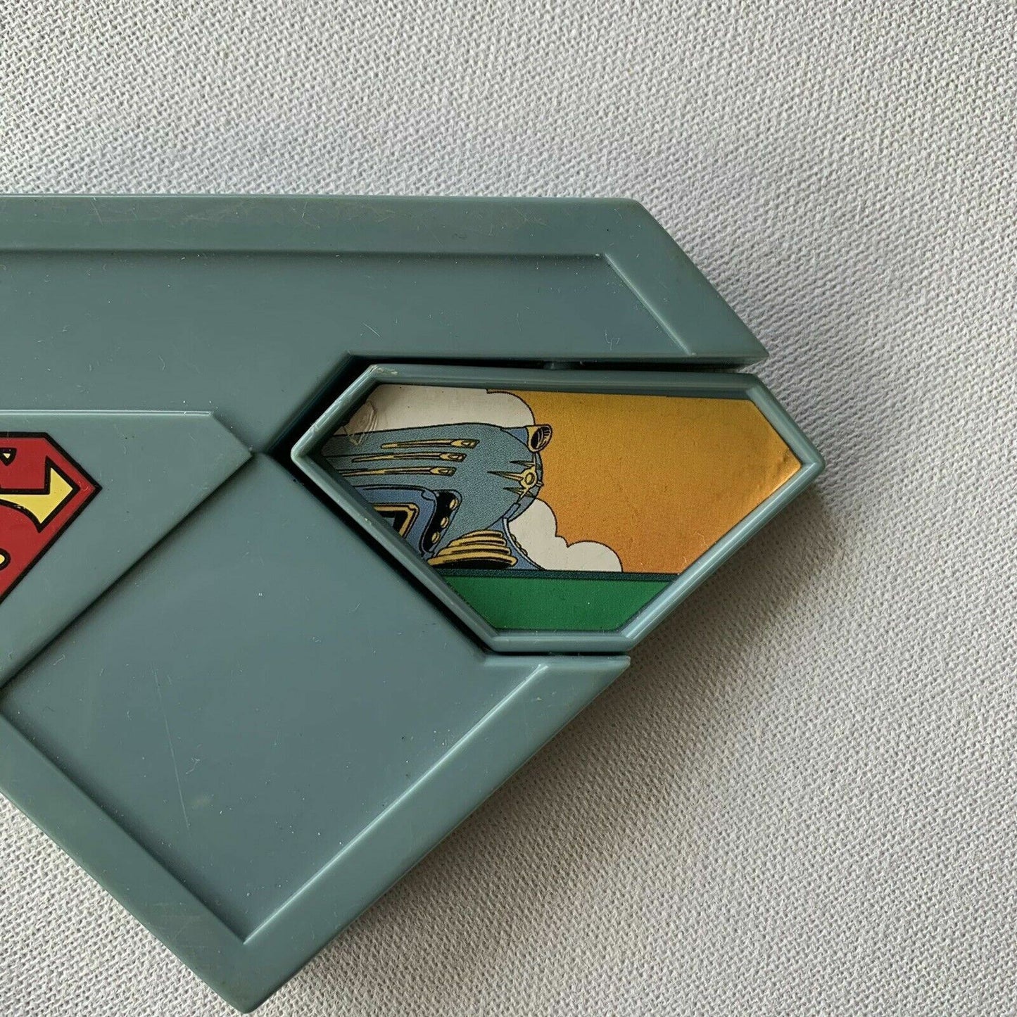 Vintage DC Comics Superman Misc Plastic Grey Toy Piece Circa 1999