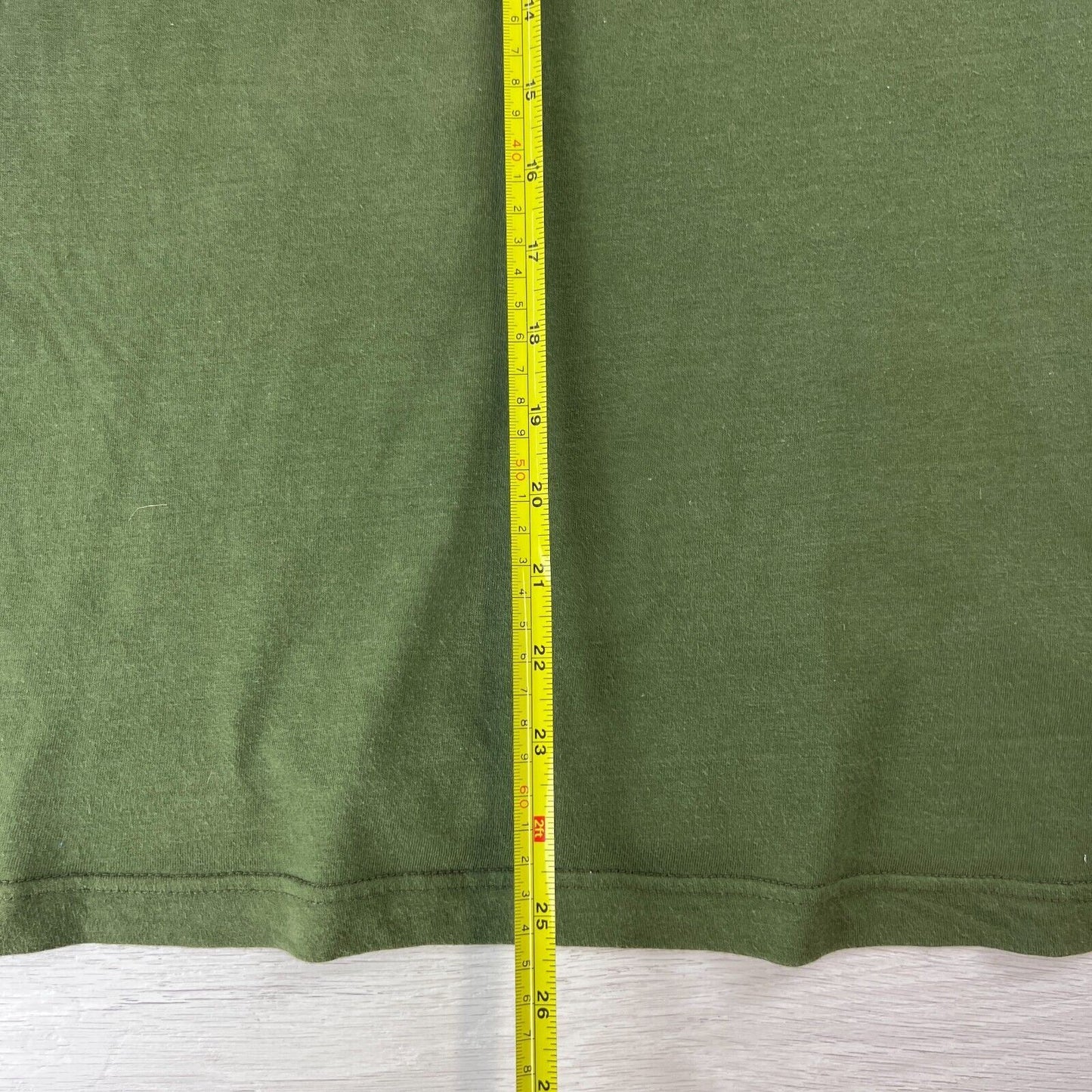 Mens Green Indiginous Inspired Embroidered T-Shirt Size Medium