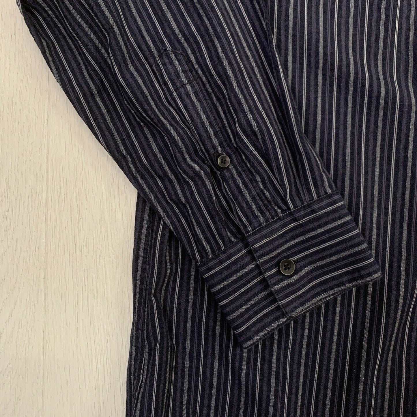 Colorado Mens Striped Long Sleeve Button Up Shirt Size Large