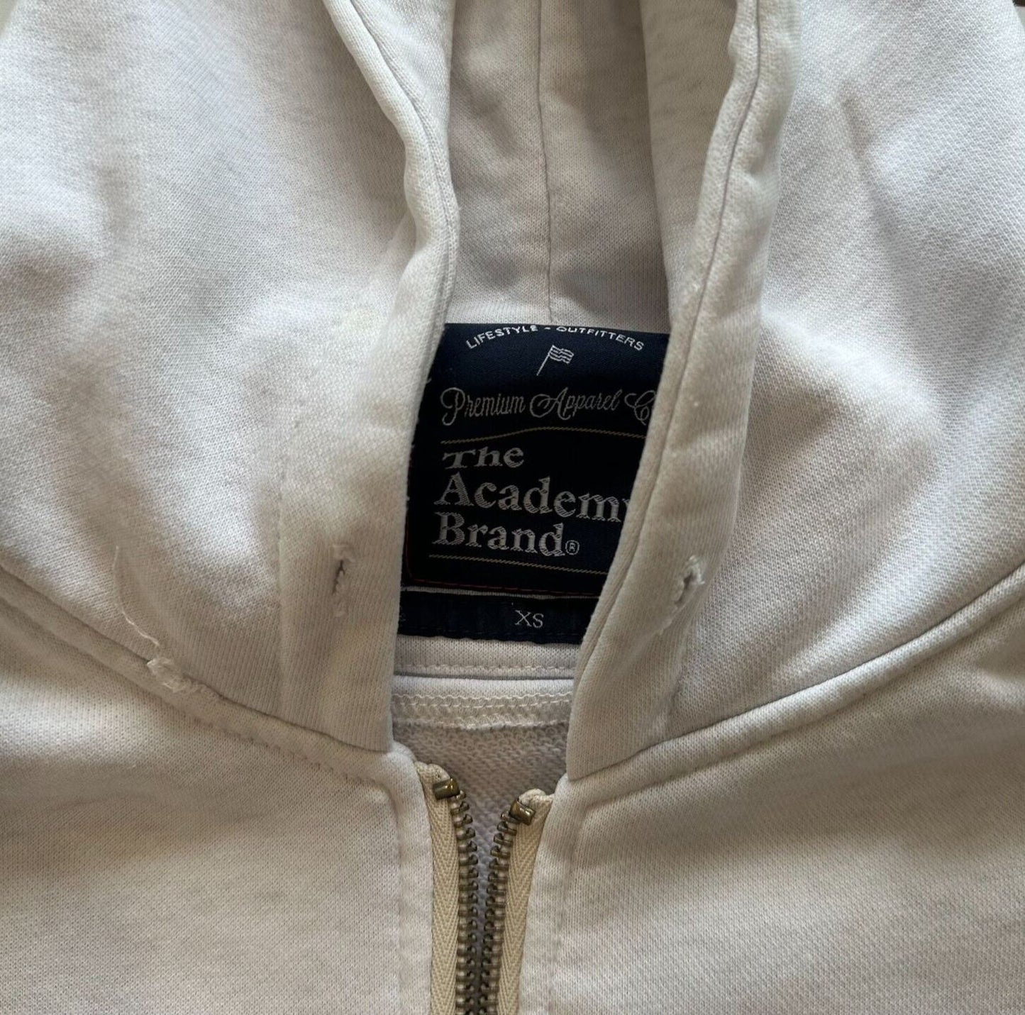 The Academy Brand Mens White Hoodie Size XS