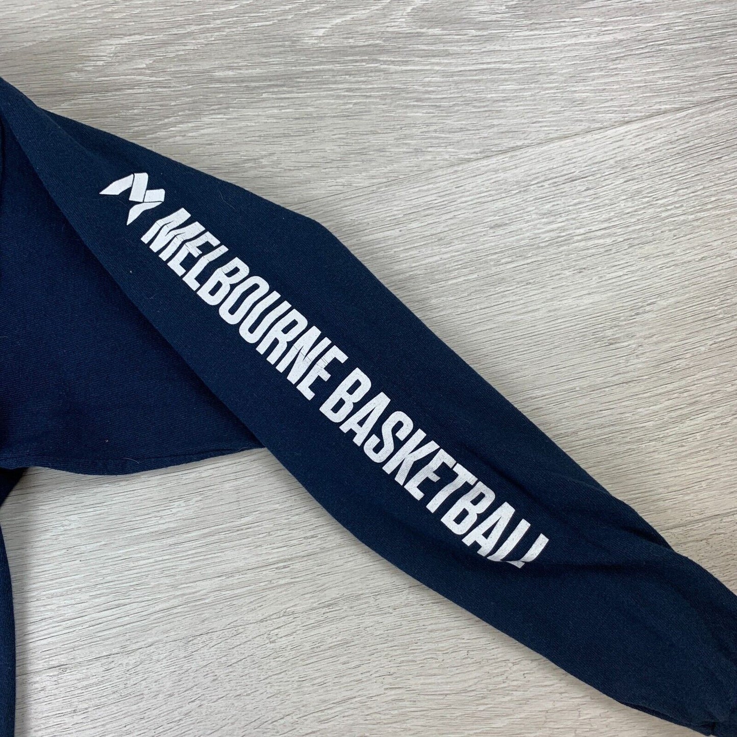 Melbourne Basketball Navy Blue Long Sleeve T-Shirt YOUTH Size XL