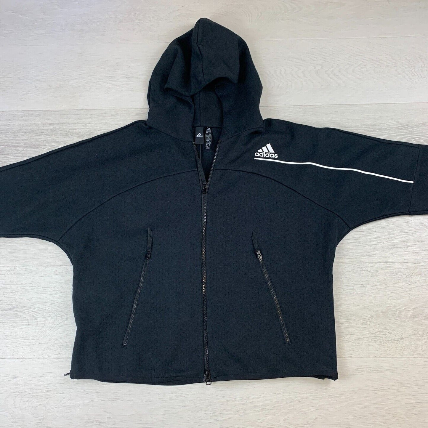 Nike Womens Full Zip Black Hoodie Size XL