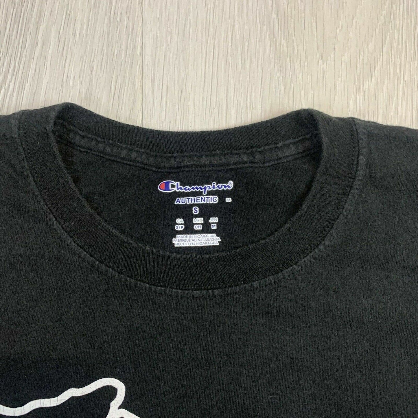 Champion University of Wisconsin-Platteville Mens Black T-Shirt Size Small