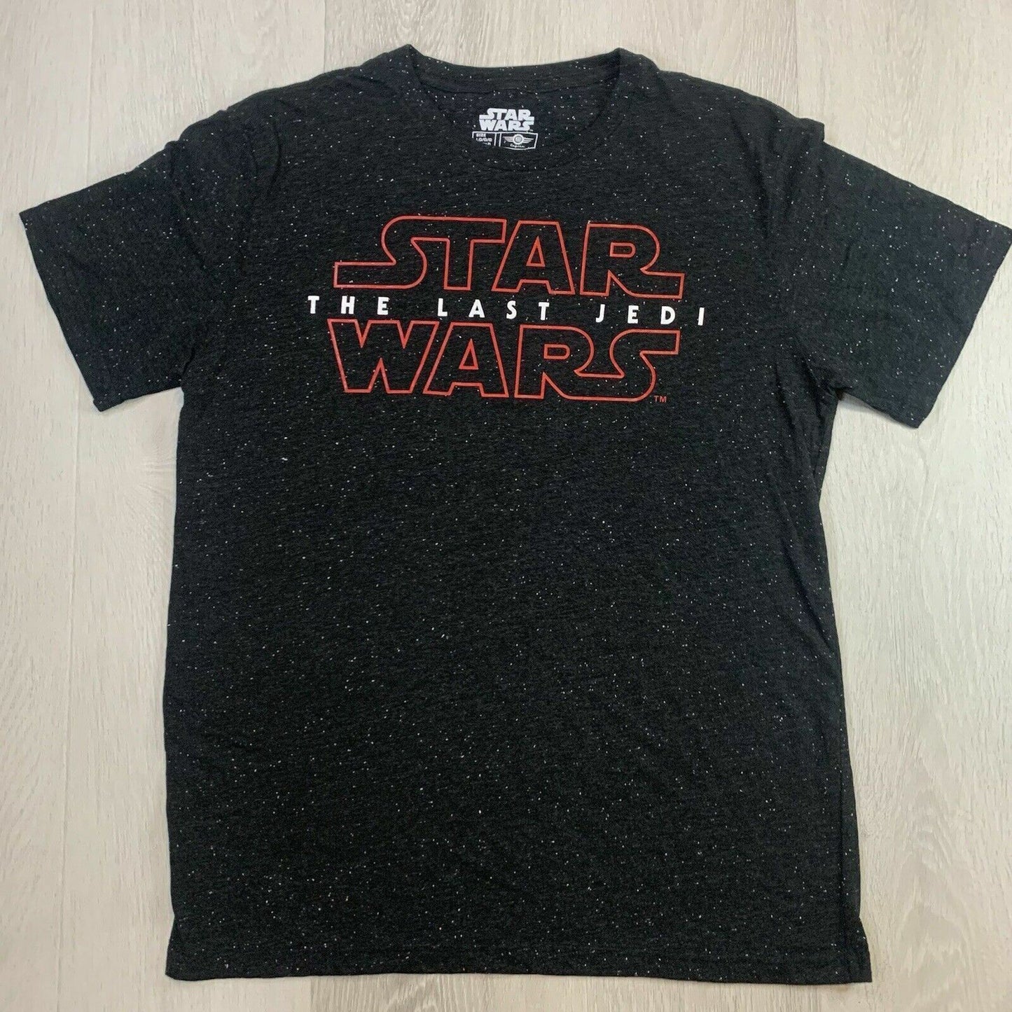 Disney Star Wars The Last Jedi Mens Black T-Shirt Size Large