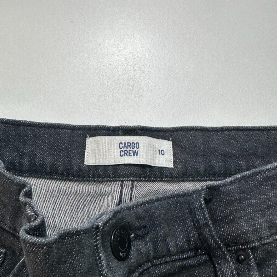 Cargo Crew Womens Charcoal Grey Jeans Size 10