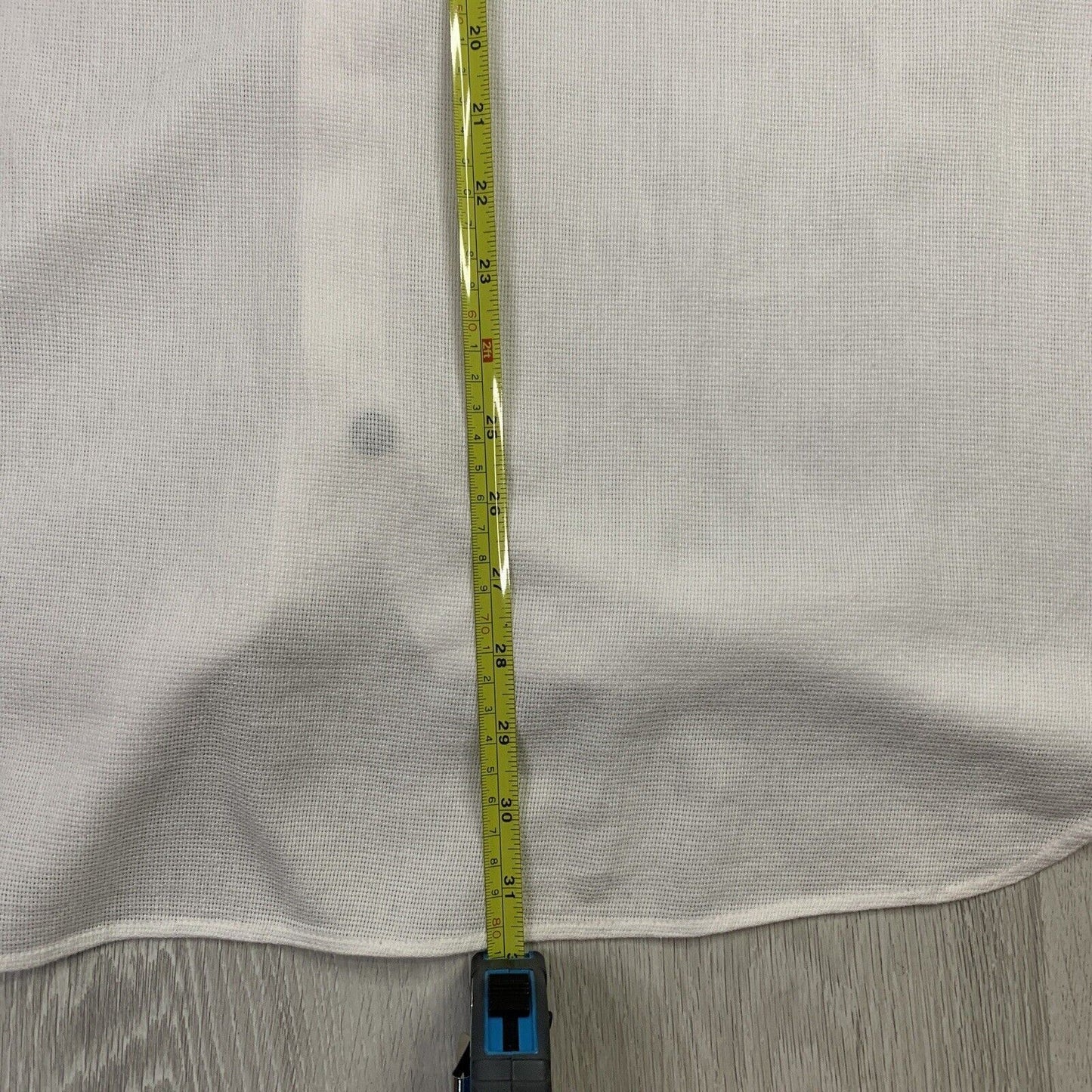 Jimmy's Short Sleeve Button Up Shirt White Size Large