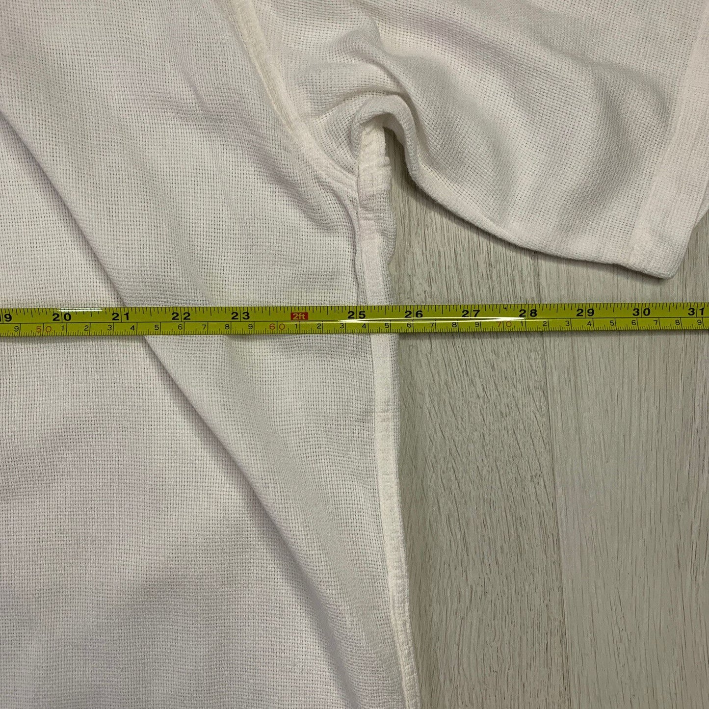 Jimmy's Short Sleeve Button Up Shirt White Size Large