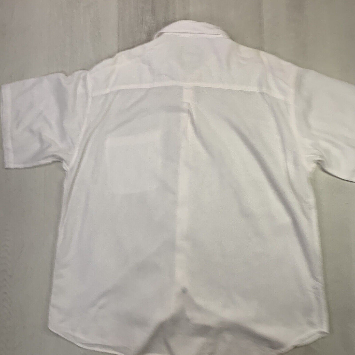Jimmy's Short Sleeve Button Up Shirt White Size Large