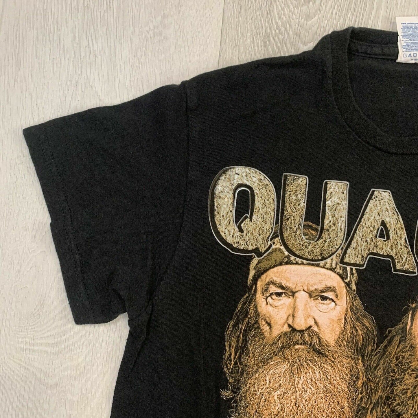 Duck Dynasty Quack Pack Mens Black T-Shirt Size Small