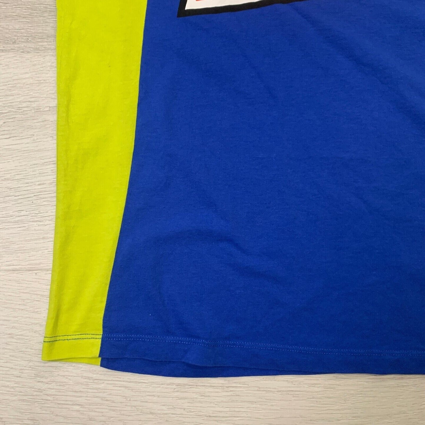 Maverick Vinales 25 MVK Men's Blue & Yellow T-Shirt Size Medium