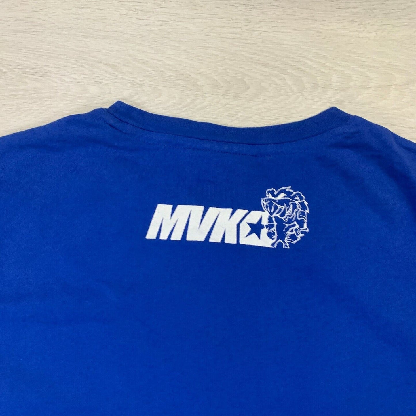 Maverick Vinales 25 MVK Men's Blue & Yellow T-Shirt Size Medium