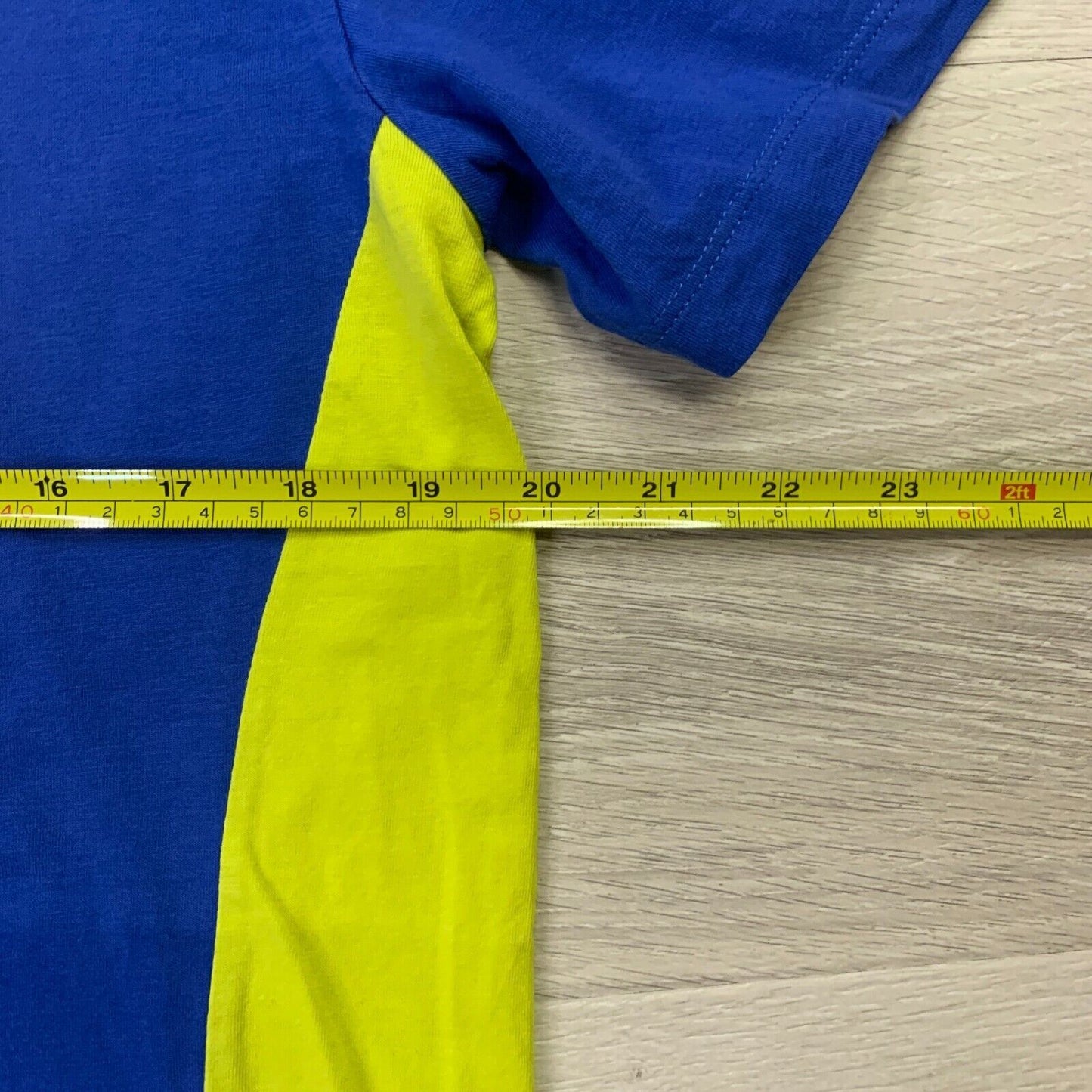 Maverick Vinales 25 MVK Men's Blue & Yellow T-Shirt Size Medium
