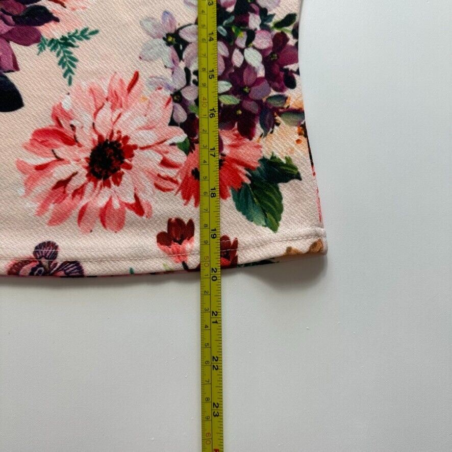 Valley Girl Womens Floral Tank Top Size XS