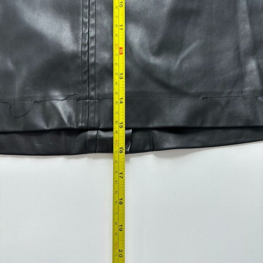 Glassons Faux Leather Women’s Black Skirt Size 10