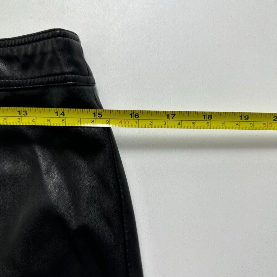 Glassons Faux Leather Women’s Black Skirt Size 10