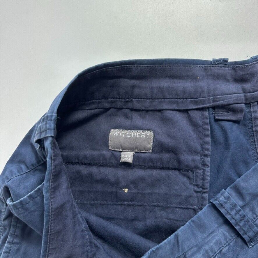 Witchery Mens Navy Blue Chinos Size 32