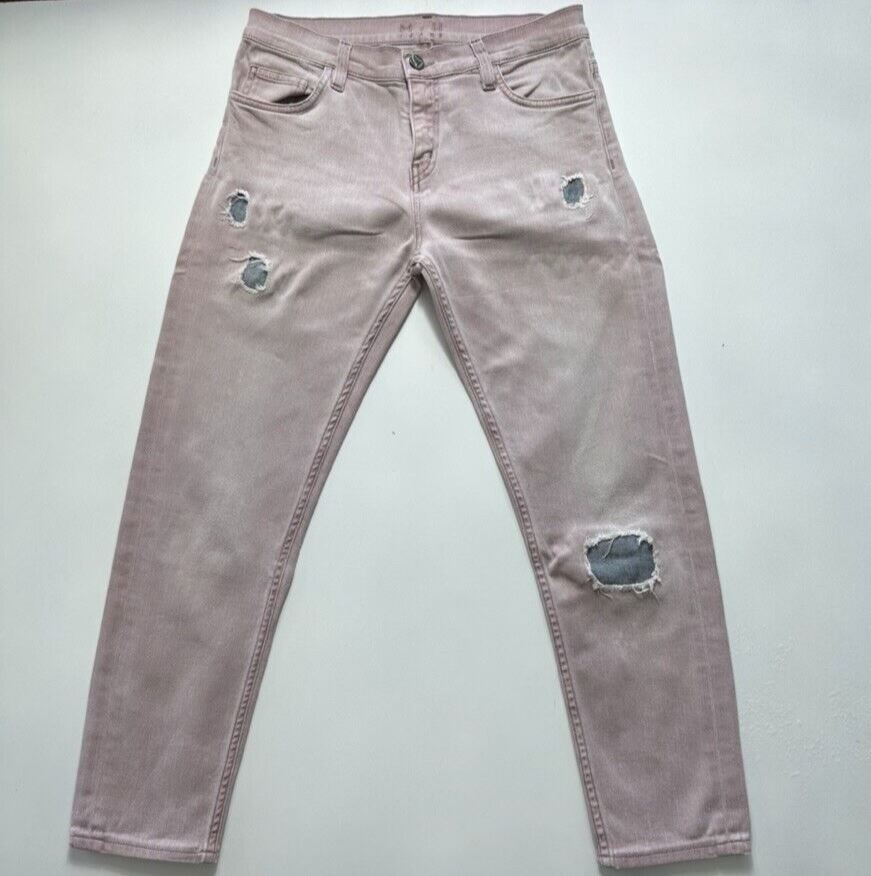 Mih Women's Cropped Distressed Skinny Jeans Size 24