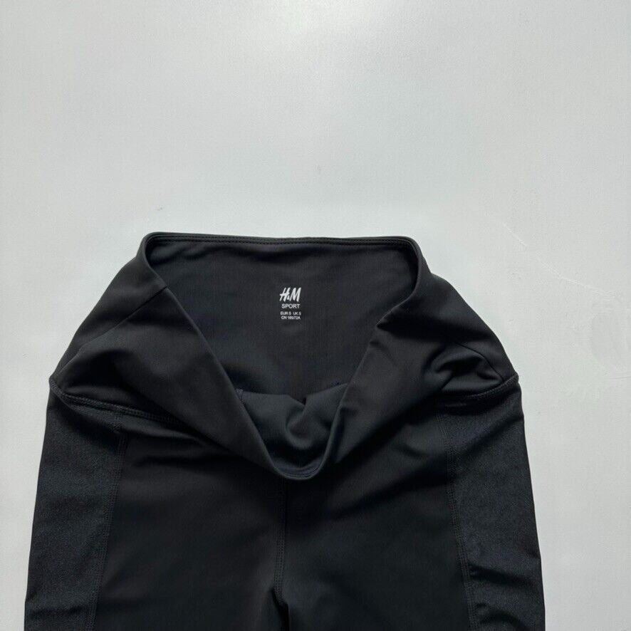 H&M Sport Womens Black Workout Tights Size Small