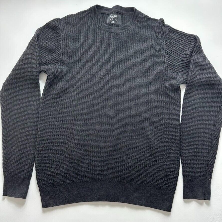 Stray Mens Crew Neck Pullover Sweater Size Small