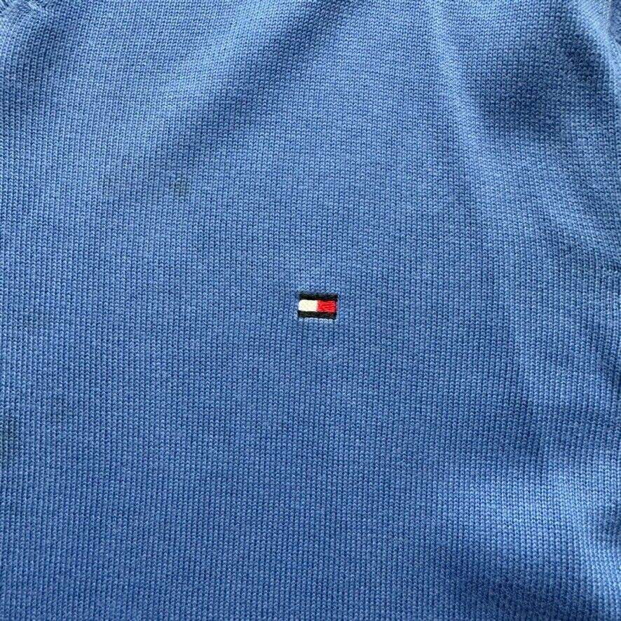 Tommy Hilfiger Mens Blue Sweater Jumper Size Large