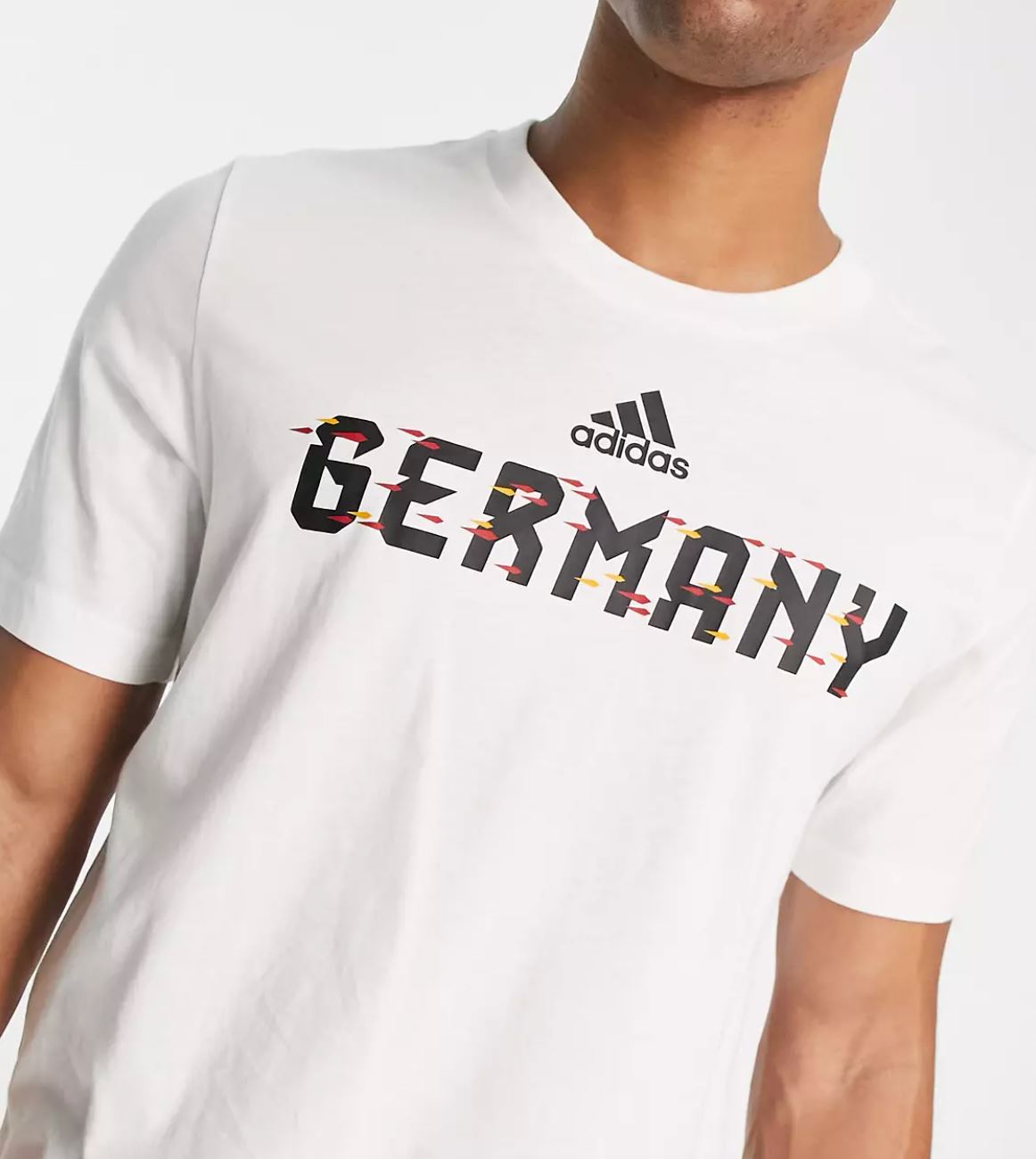 adidas Football Germany World Cup 2022 Mens White T-shirt Size Large (New)
