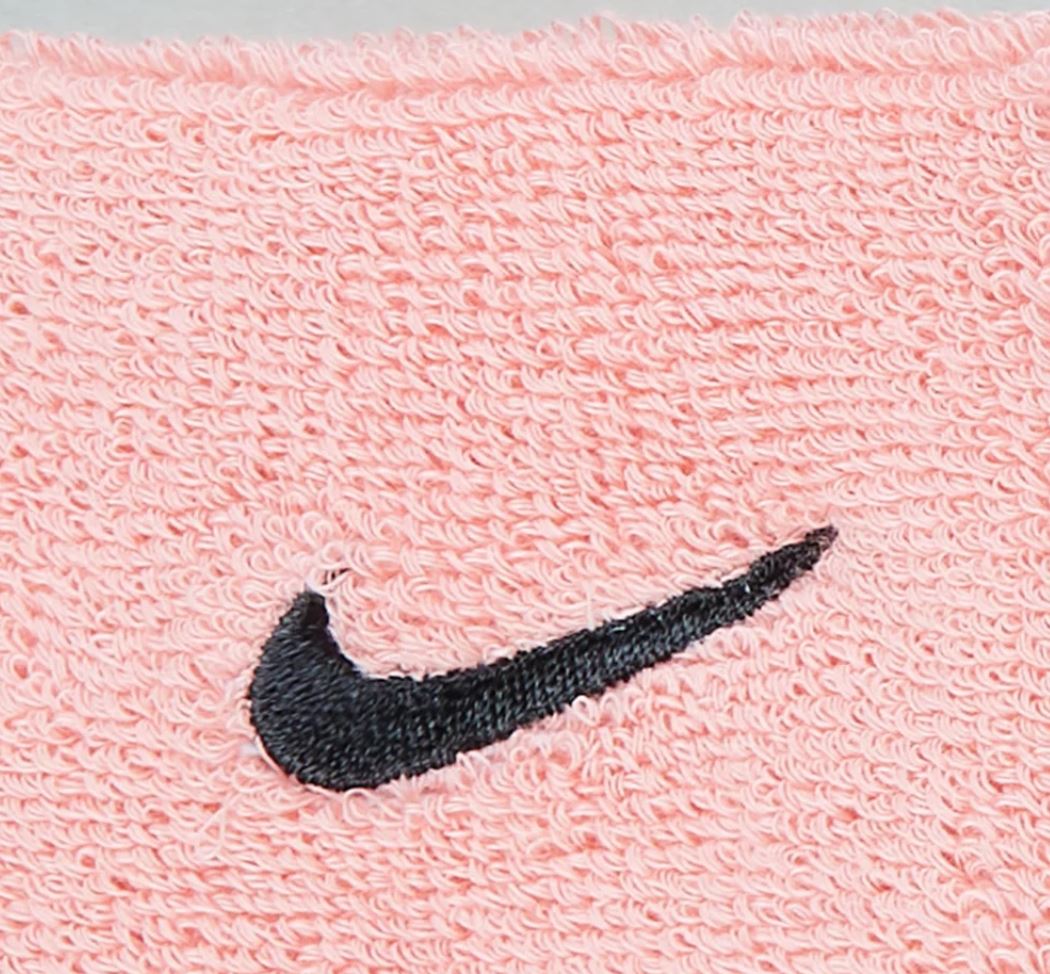 Nike Pink Swoosh Wristband Sweat Bands Brand New Set of 2