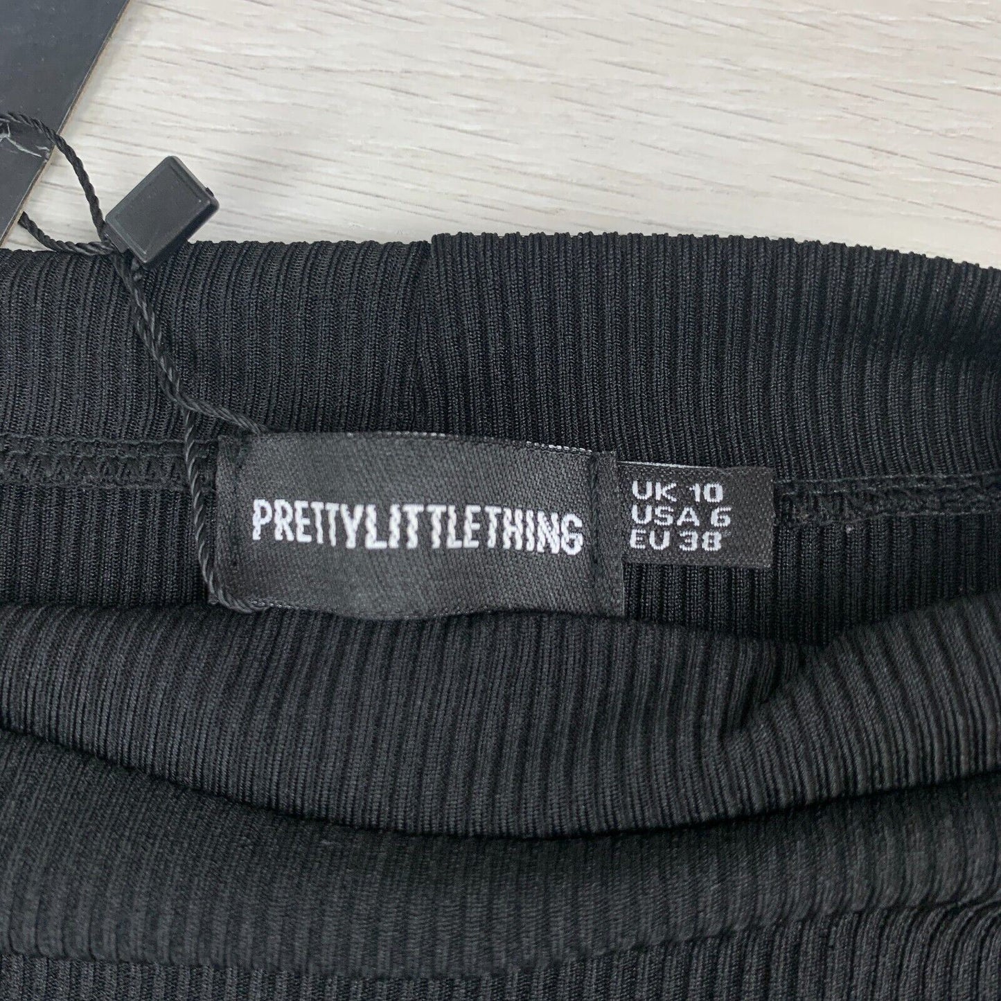 PrettyLittleThing Womens Black Dress Size 10 (New)