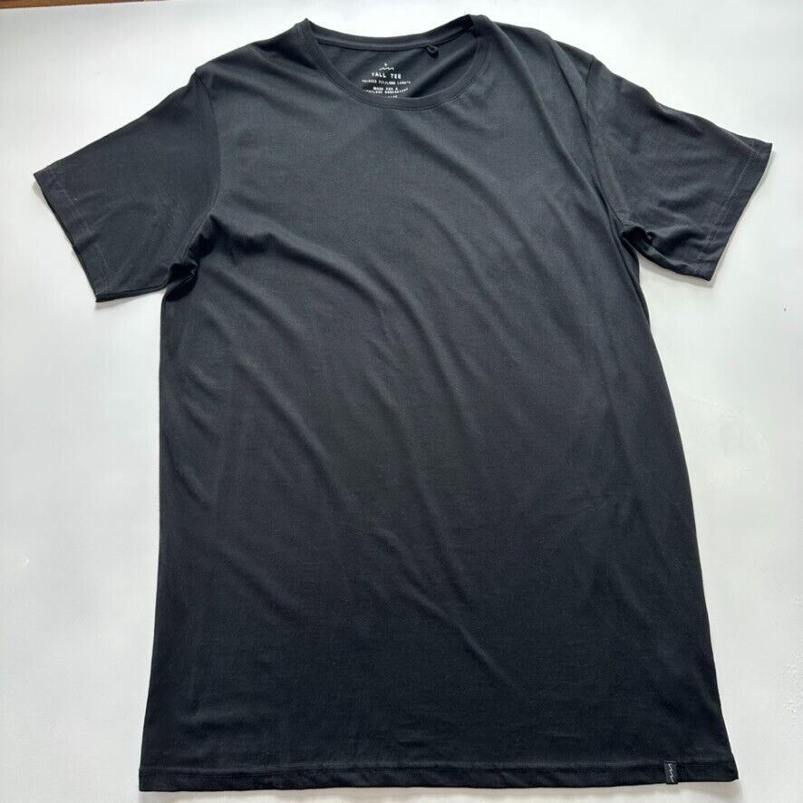 Factorie Mens Black Tall Tee T-Shirt Size Large