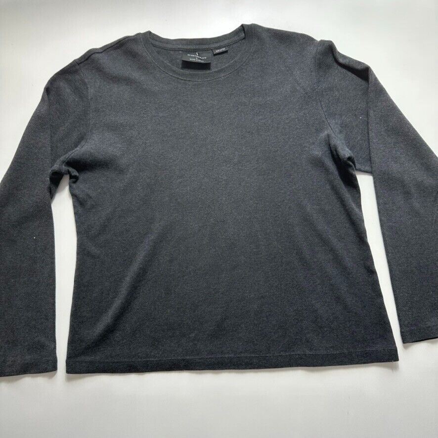 Sportscraft Womens Grey Cotton Shirt Size Large