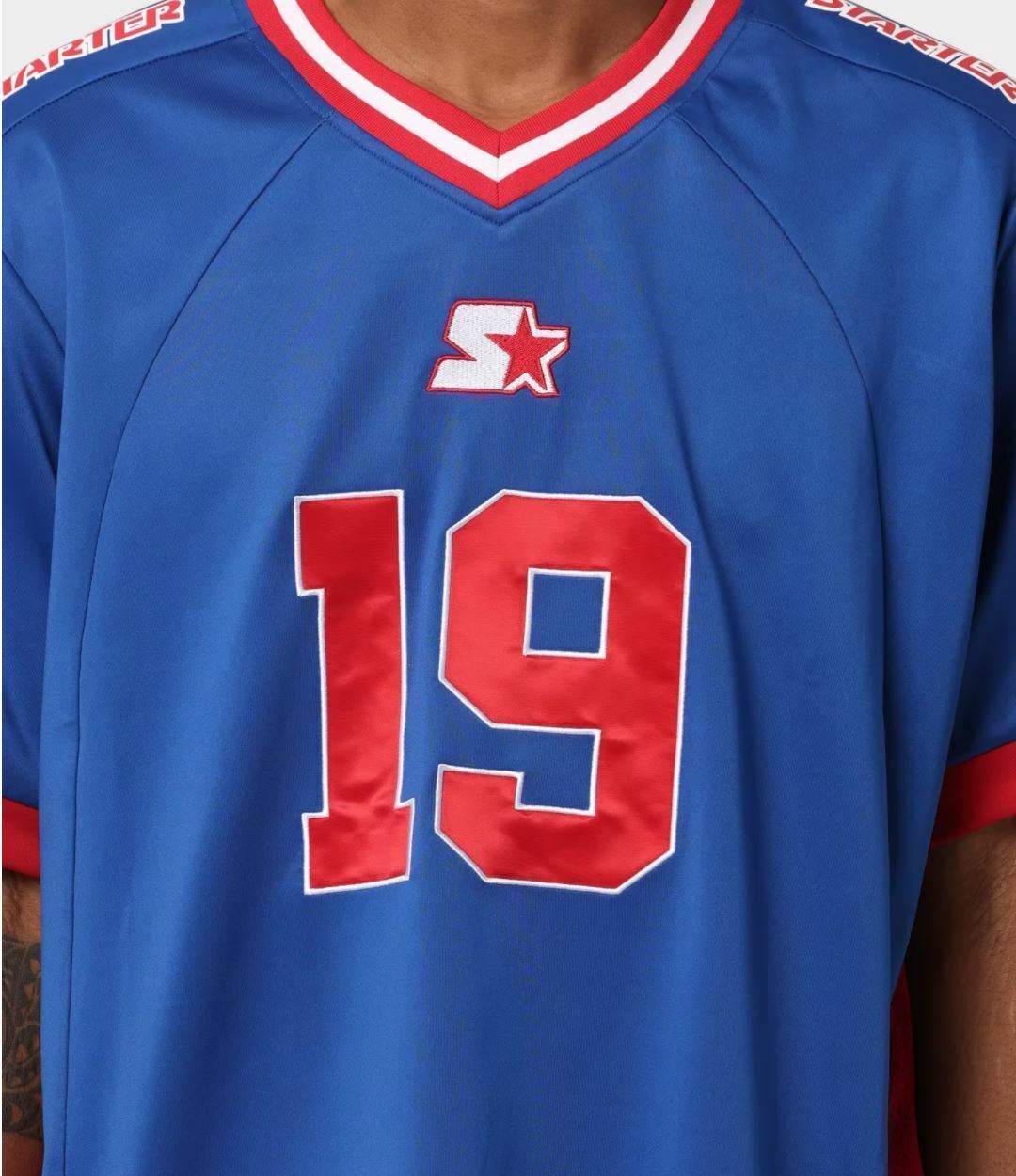 Starter Gridiron Football Jersey Blue & Red Size Large New with Tags
