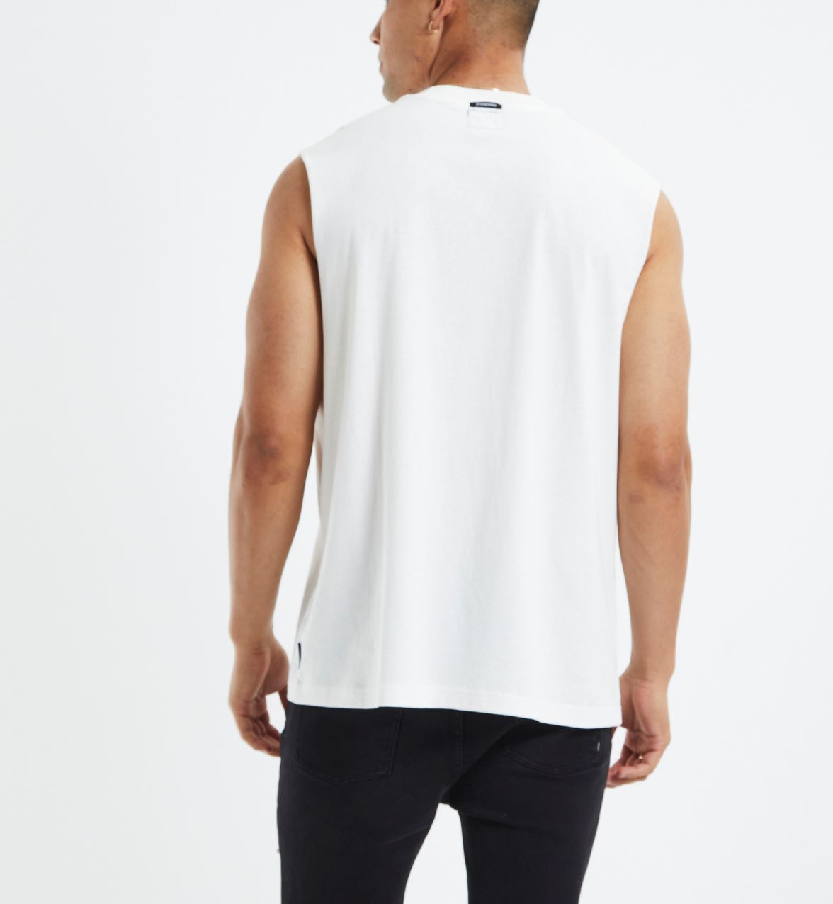 Standard Brand White Muscle T-Shirt Size Medium (New)