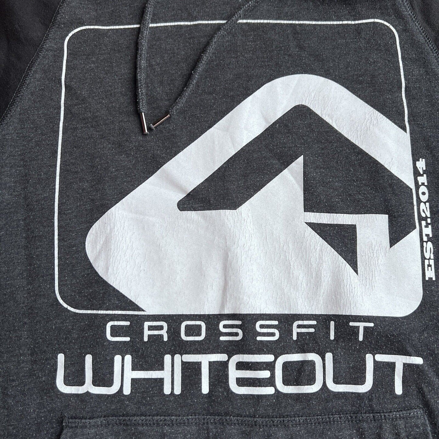 Womens Crossfit Whiteout Hoodie Size XS