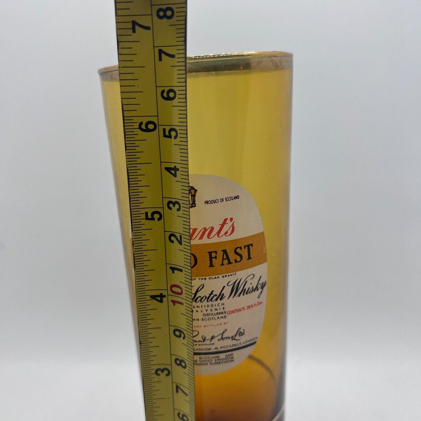 Grant's Stand Fast Scotch Whisky Tall Drinking Glass