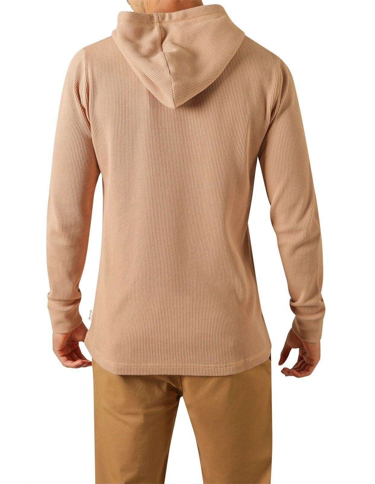 Article One Mens Waffle Texture Pullover Hoodie Size L (New)