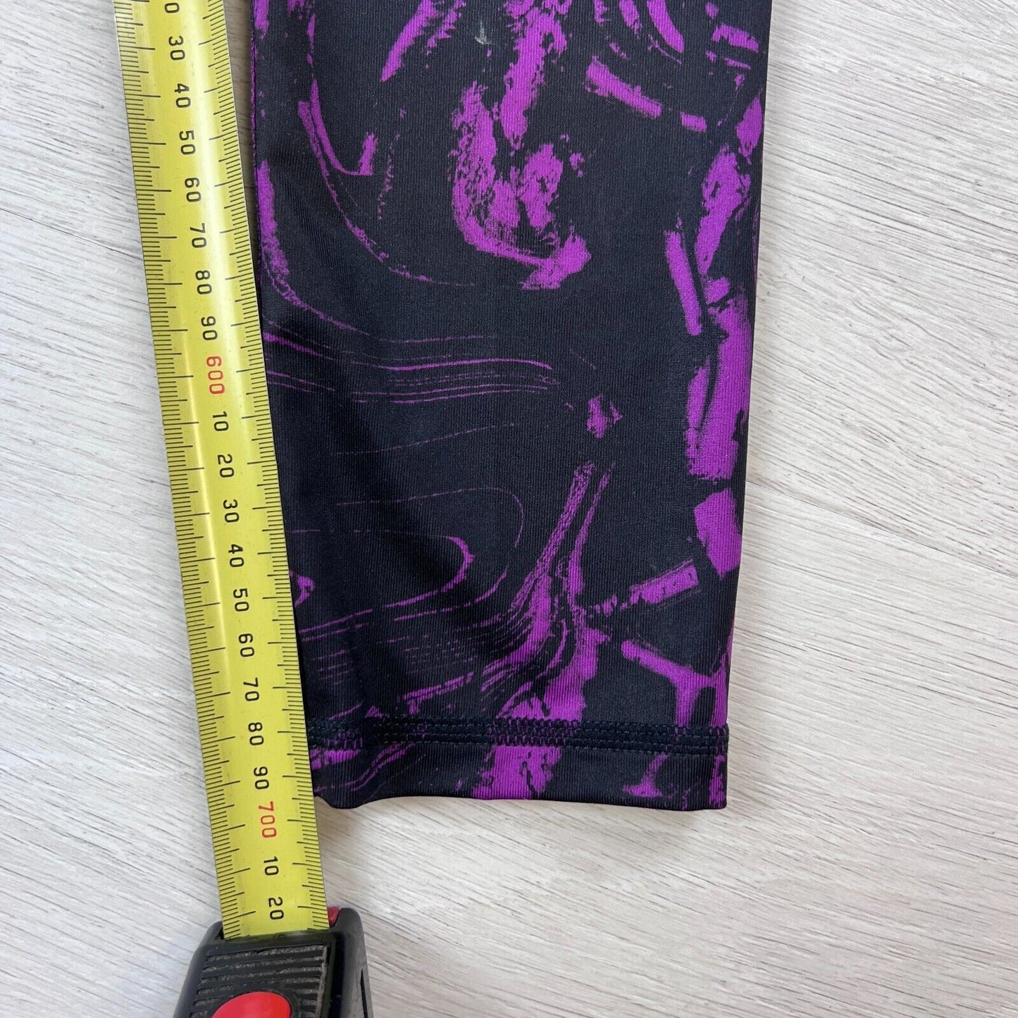 Reebok Womens Purple & Black Activewear Tights Size XS