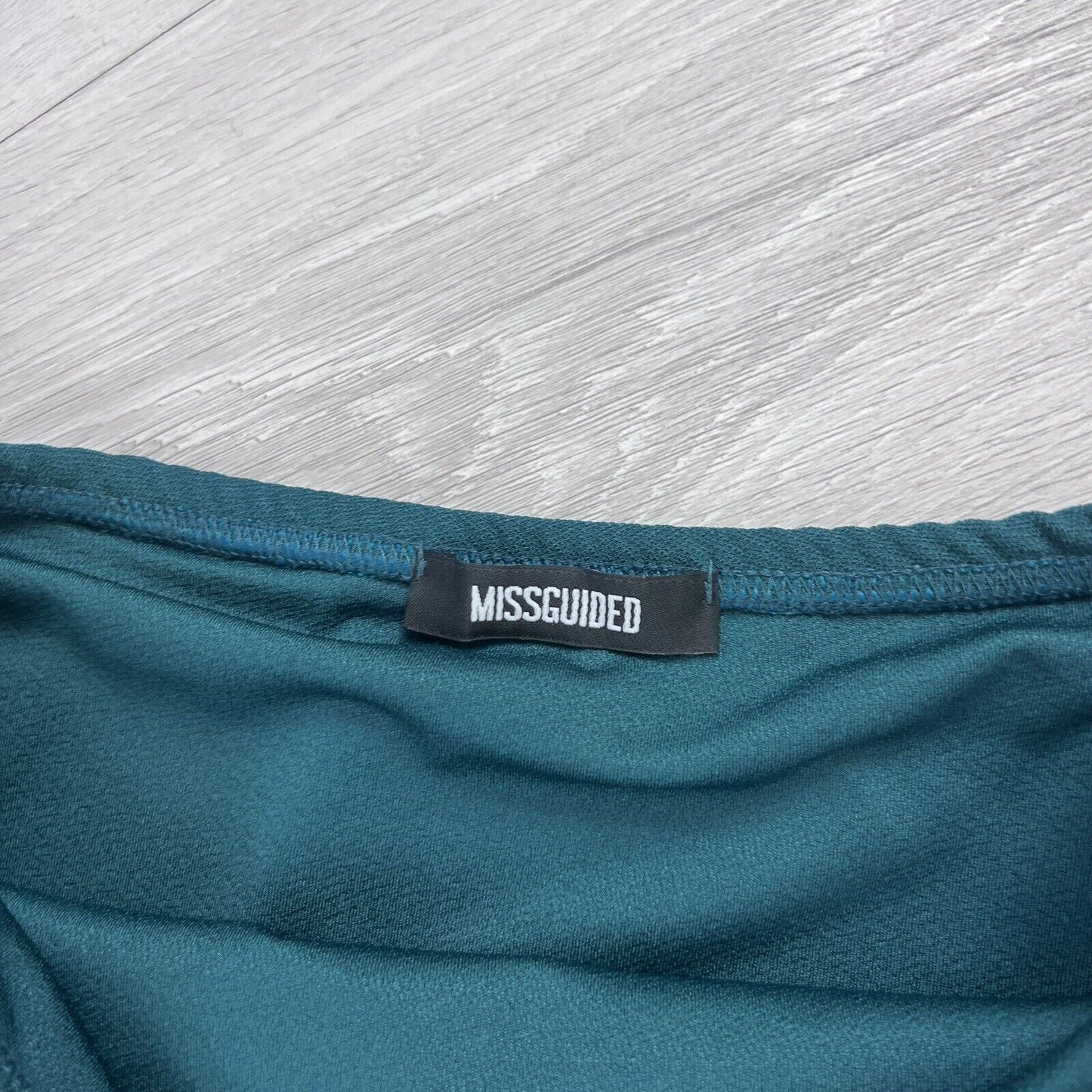 Misguided Womens Green Body Con Dress Size 8