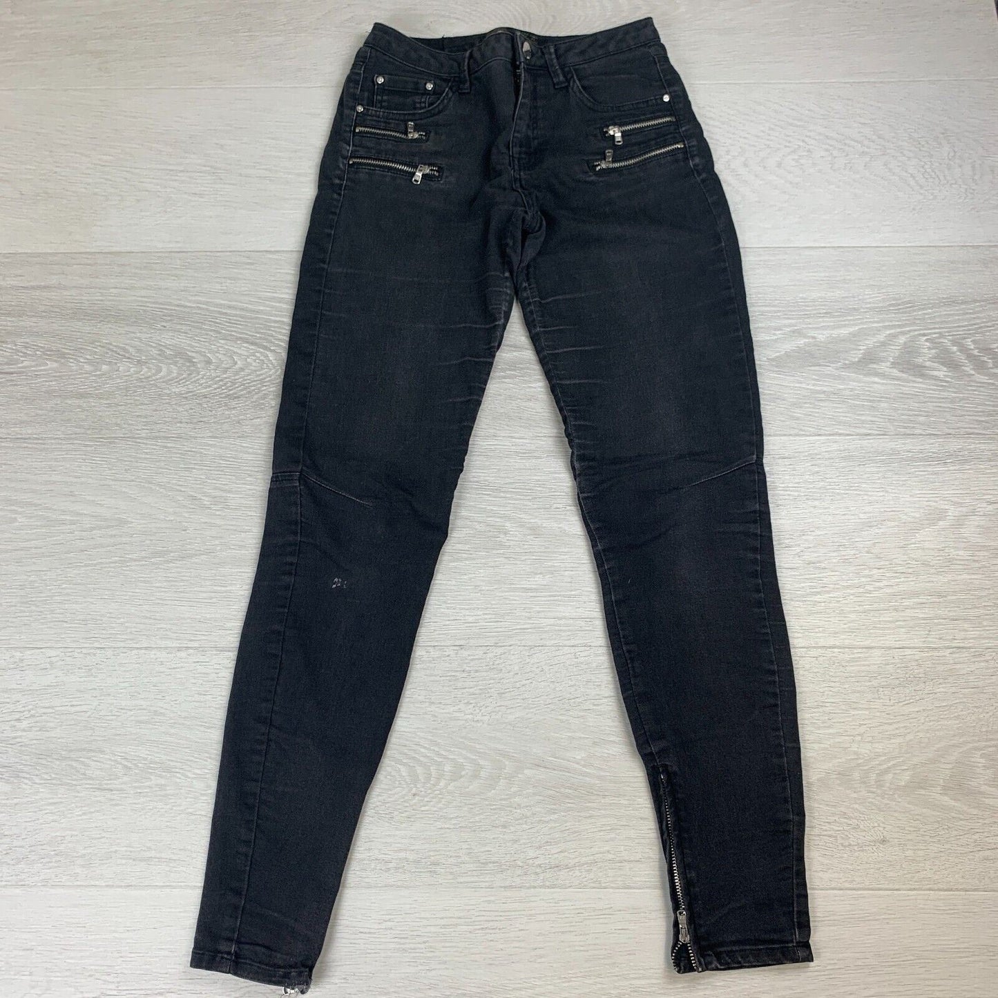 Zara Womens Black Skinny Jeans Size 2