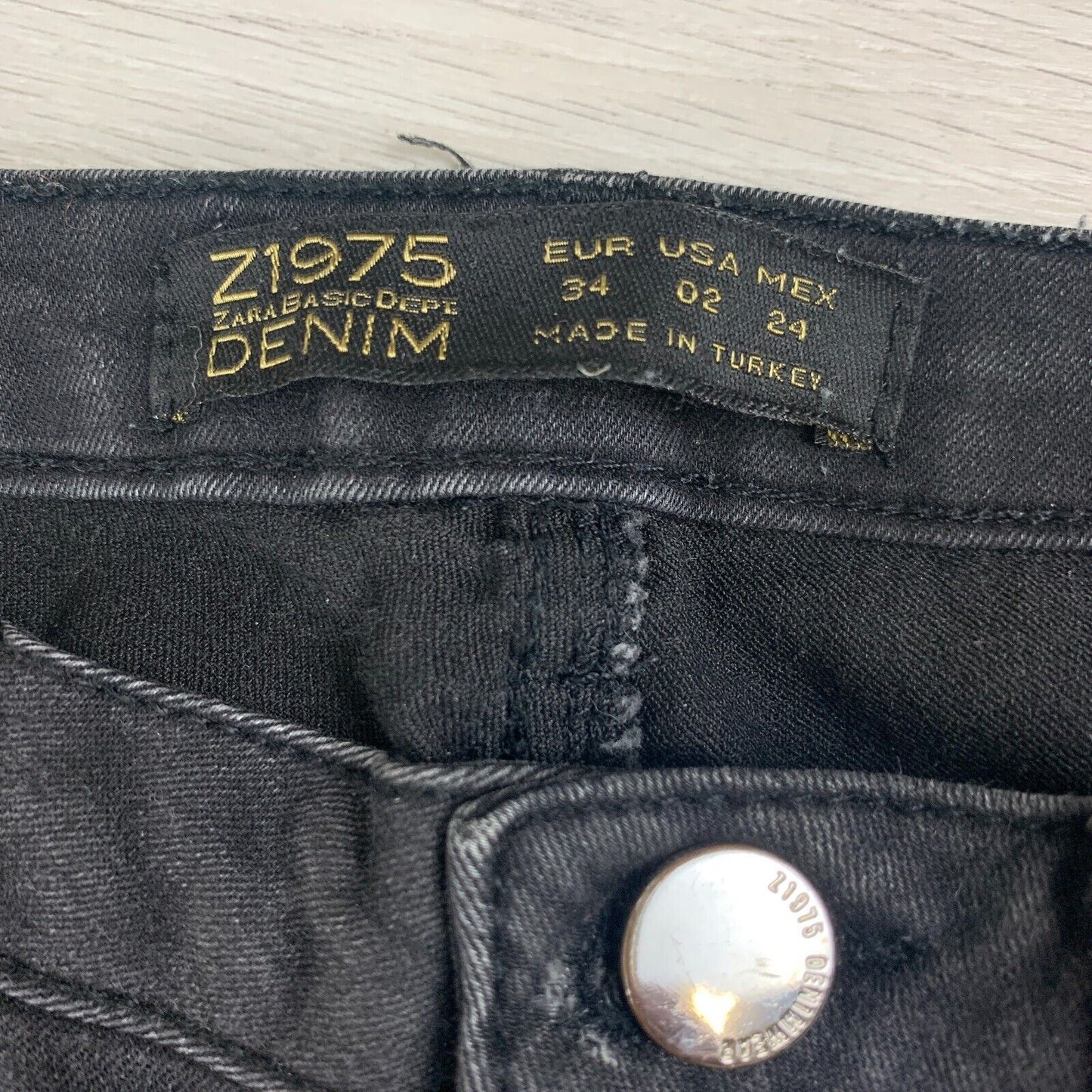 Zara Womens Black Skinny Jeans Size 2
