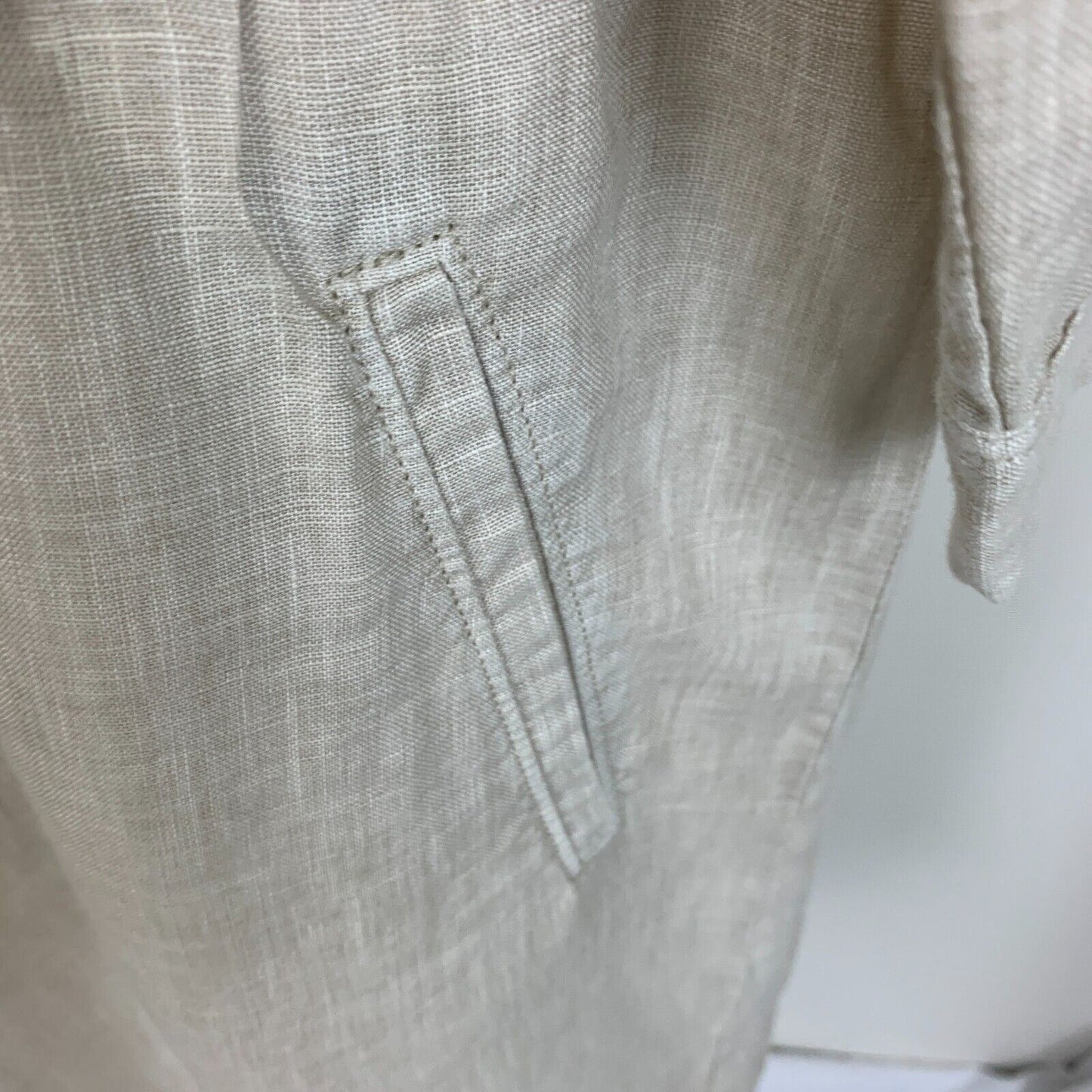 Marc O'Polo Womens Linen Beige Shirt Dress Size 38 / 8 AU