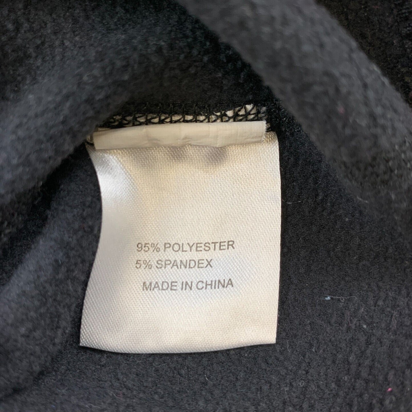 Marker Black Fleece Jumper Size Small Approx